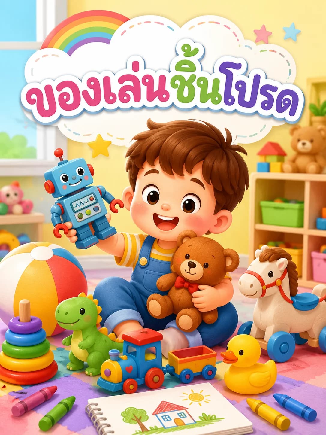 ปกหนังสือ ของเล่นชิ้นโปรด